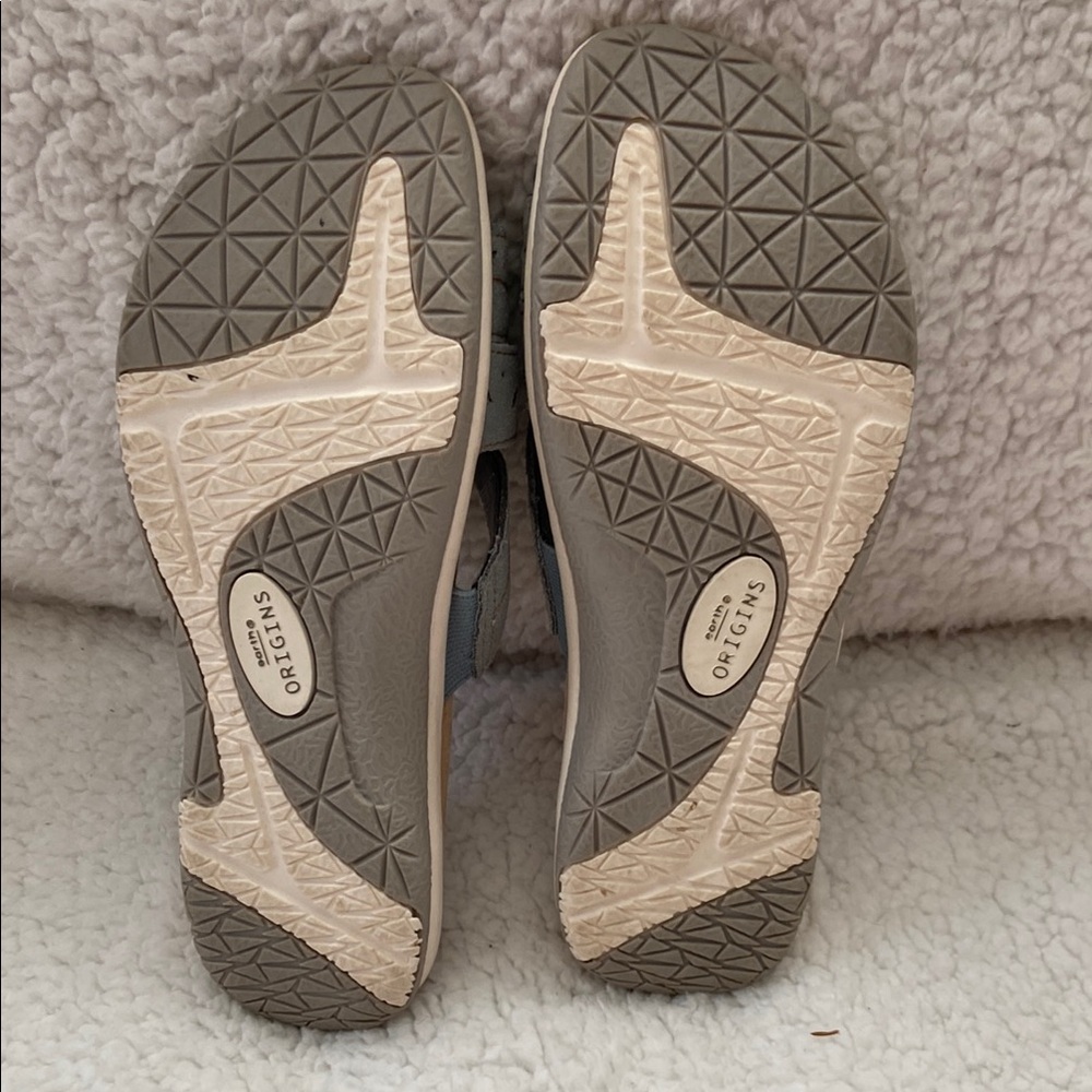 Earth Origins Morrocan Blue Sandals with Adjustable Straps Size 7 EUC - Picture 4 of 5